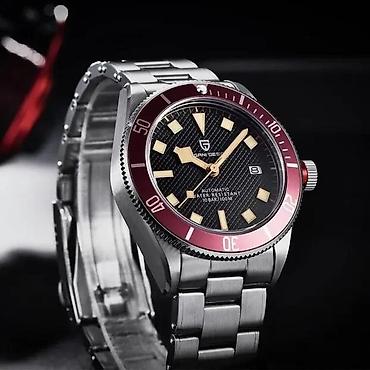 Ručni satovi: PAGANI DESIGN PD-1671 - 42mm - Crvena - Tudor BB58 Homage Potpuno nov — 1