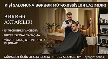 bərber: Bərbər tələb olunur, Fiks edilmiş ödəniş — 1