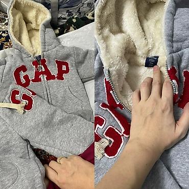 Комплекты одежды: Детский теплый костюм GAP для малыша. Размер на 6-9мес, как новый — 2