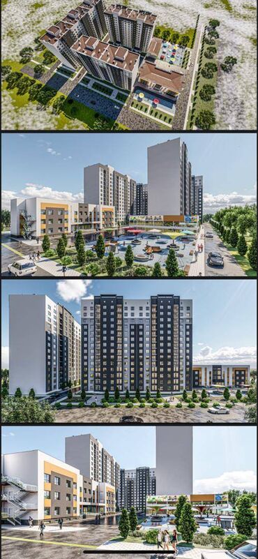 Продажа квартир: 3 комнаты, 96 м², Элитка, 2 этаж, ПСО (под самоотделку)