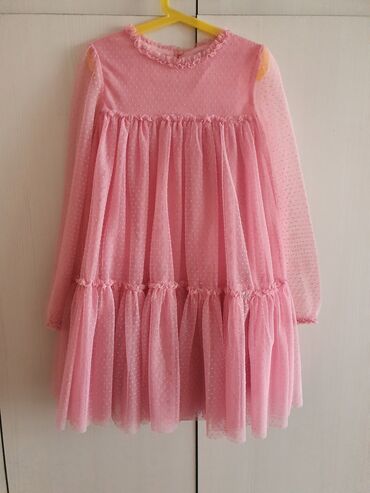 Платье цвет пудры на7-8лет 1000с детское платье нарядное платье
