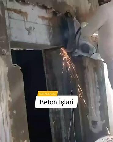 Beton işləri: Beton işləri – kəsim, deşmə və gücləndirmə xidməti - — 1