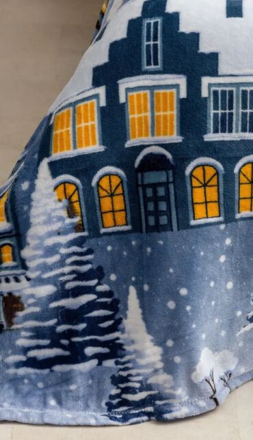 Pledlər: Yeni rəng - Mavi Mikrofiber Pled, Rayonlara çatdırılma — 6