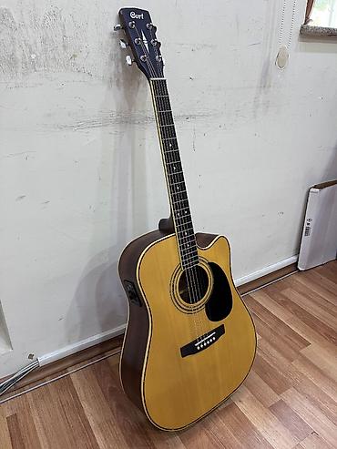 Gitaralar: Cort AD880 CE NS Elektro akustik gitara Ekvalayzeri işləyir Üstündə — 1