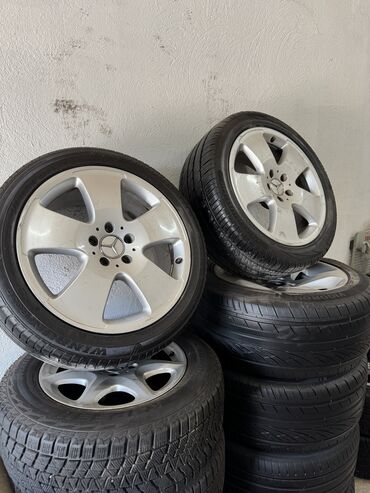 Диски: Литые Диски R 18 Mercedes-Benz, Комплект, отверстий - 5, Б/у