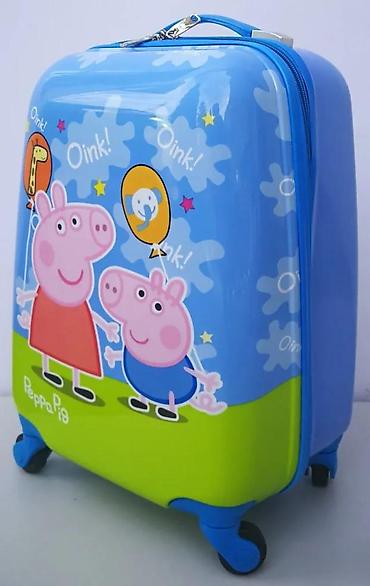Rančevi, torbe i koferi: Dečji kofer Peppa Pig na točkiće - Dizajn: zvanični Peppa Pig motiv u — 2