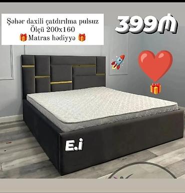 kravat satilir: Yeni, İkinəfərlik çarpayı, Bazasız, Matras ilə, Siyirməsiz — 1