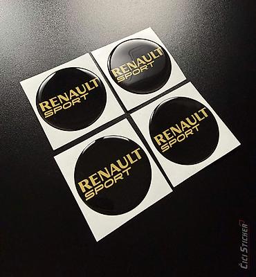 smart multimedija: RENAULT Sport 3D Stikeri za felne - Nalepnice za cepove-2739 Renault — 2