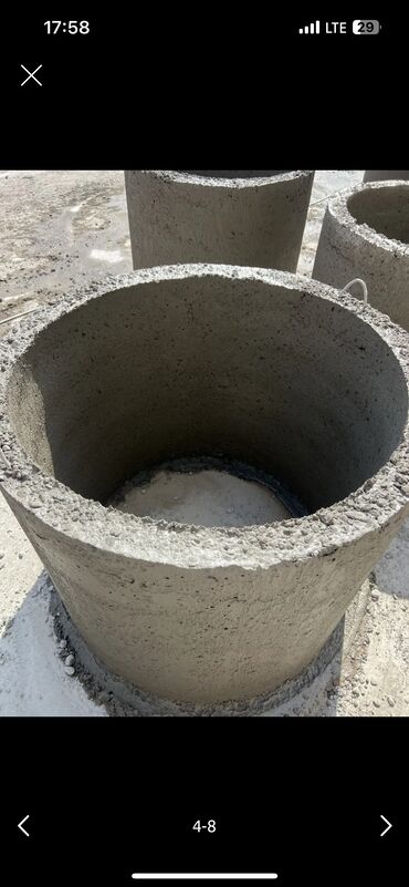 Железобетонные (ЖБИ) кольца для септика: Железобетонное (ЖБИ) кольцо для септика Размер: 110 x 90 x 9 см, Платная установка, В розницу — 14