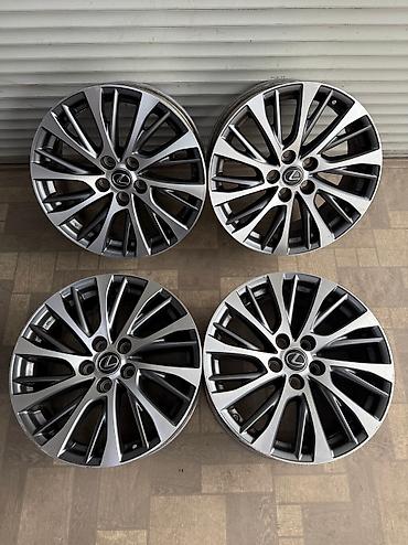 2 gr: Литые Диски R 18 Lexus, Комплект, отверстий - 5, Б/у — 3