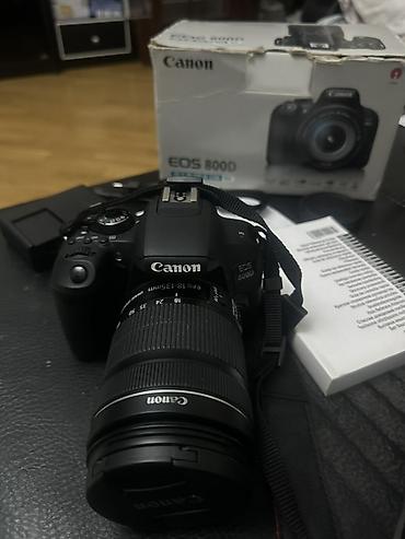Фотоаппараты: Canon EOS 800D DSLR fotoaparat + Canon EF-S 18-135mm IS STM obyektiv — 2