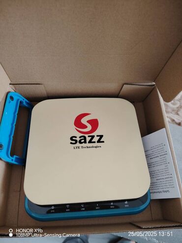 Modemlər və şəbəkə avadanlıqları: Sazz modem Lte yaxwi veziyyetdedir.Odeniwi olunub ayin 16-na qeder
