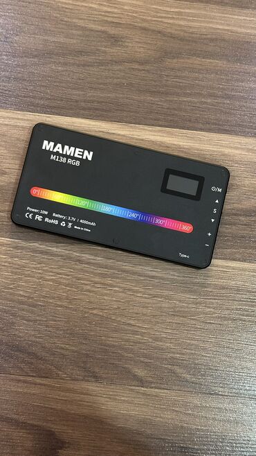беспроводной джойстик для телефона: RGB панель MAMEN RGB светодиодный накамерный свет, сможет обеспечить