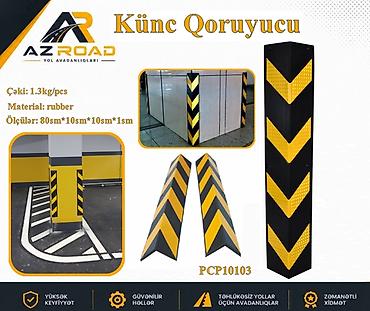 Digər mebel: Rezin Künc qoruyucu. Ölçüsü- 800x100x100x10 Material- Rubber Çəkisi- — 1