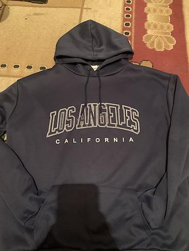 Толстовки: Толстовка с капюшоном “Los Angeles California” - Цвет: тёмно‑синий — 2