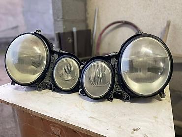 Передние фары: Комплект передних фар Mercedes-Benz 2000 г., Б/у, Оригинал, Германия — 1
