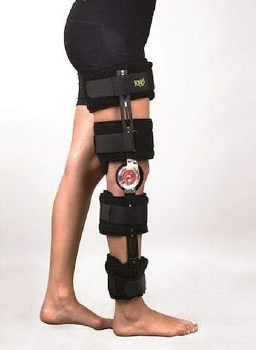 Tibbi maskalar: Tənzimlənən diz immobilayzeri (hinged knee brace) - Tip: Uzunsov
