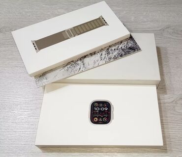 tw8 ultra watch: Apple watch ultra 2 titanium 49mm az işlənib təzə kimidir