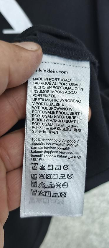 calvin: Futbolka, Calvin Klein, XL, rəng - Qara — 4