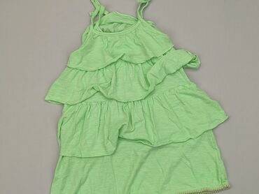zielona sukienka dla dziewczynki: Sukienka, 5-6 lat, 110-116 cm, stan - Dobry