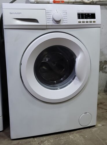 Paltaryuyan maşınlar: Paltaryuyan maşın Sharp, 6 kq, İşlənmiş, Avtomat, Qurutmasız, Kredit yoxdur