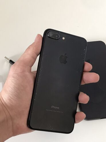 iphone 7 plus price kyrgyzstan: IPhone 7 Plus, 128 ГБ, Зарядное устройство, Защитное стекло, Чехол, 98 %