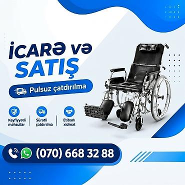 tibbi masa: Əlil arabası – icarə və satış üçün təqdim olunur. Şəkillərdə — 1