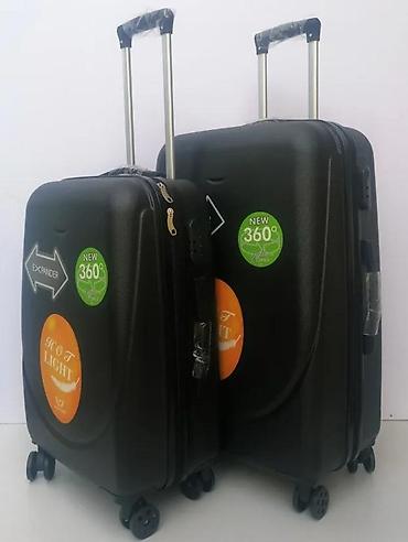 Putni koferi i torbe: Set kofera za putovanje – 2 komada (Hot Light, Expander) - Materijal — 3