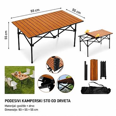 KMT Spoljašnji sto za rolanje jaja u obliku drveta 2904001 Praktičan