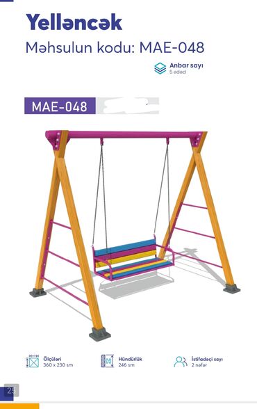 Manejlər: Uşaq oyun meydançası üçün peşəkar modul oyun kompleksləri Təklif — 37