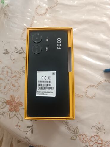 пока m5: Poco C65, Жаңы, 256 ГБ, түсү - Кара, 2 SIM