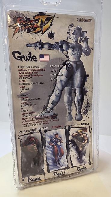 соив пантери: Коллекционная фигурка Guile из Street Fighter IV (NECA, серия Player — 5
