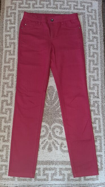 pepco lanene pantalone: Farmerke sa elastinom i lepim detaljima,vel.12 obim struka se podešava