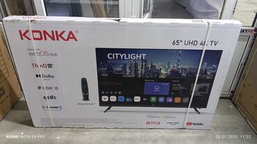 Телевизоры: Срочная акция Телевизоры 🔥🔥🔥🔥 KONKA LED TV 65SR700G 65" UHD 4K