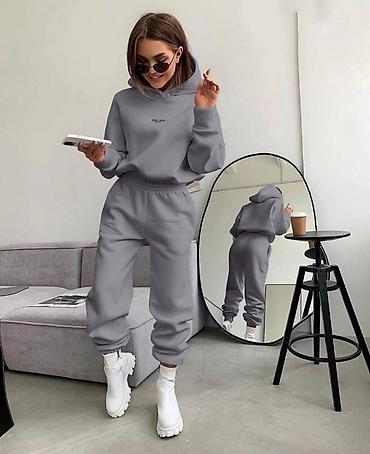 Gornji i donji deo: 🔥Ženska dukseruca + donji deo trenerke – komplet sa kapuljačom — 4