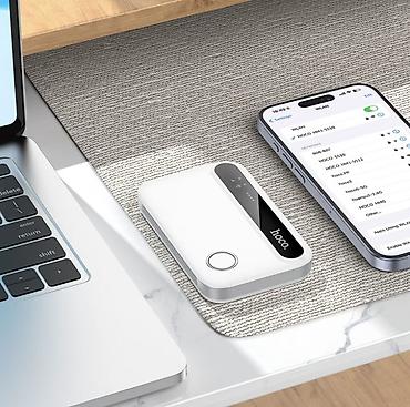 hotspot modem: Hoco. HI41, Wi-Fi 6 роутер, поддержка микро-сим карт, 2.4G — 2