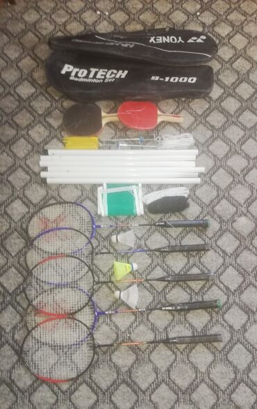 tenis masası: Bədbinton və tenis raketleri
Hamsı bir yerde 55azn