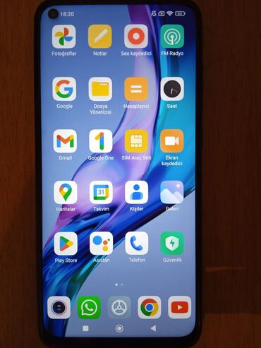 Xiaomi: Xiaomi Redmi Note 9, 64 GB, rəng - Boz, 
 Sensor, Barmaq izi, İki sim kartlı