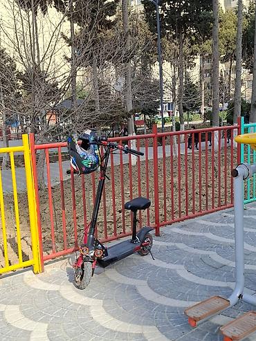 skuter 50: Elektrik skuter – oturacaqlı, güclü asqılı və iki farali max suret 60 — 3
