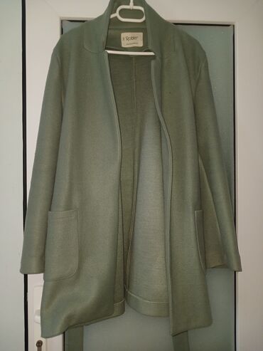 zhenskie klassicheskie palto: Palto S (EU 36), rəng - Yaşıl
