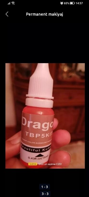 Gözəllik və sağlamlıq: Endirimde 5️⃣ 0️⃣azn Dragon TBP 5 kIT 15 ml color Rasiyadan alinib