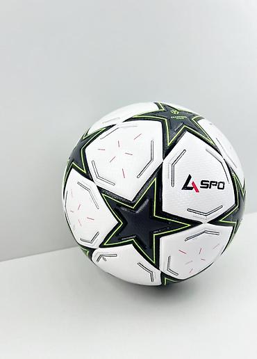 Мячи: №: 8611 Məhsulun adı: Futbol topu Aspo, ağ/qara, ölçü 5 Brend: No — 1