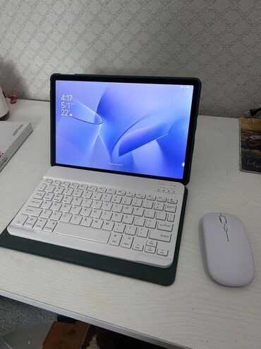 xiaomi клавиатура: Планшет, Xiaomi, память 128 ГБ, 11" - 12", Wi-Fi, Б/у, С клавиатурой цвет - Зеленый