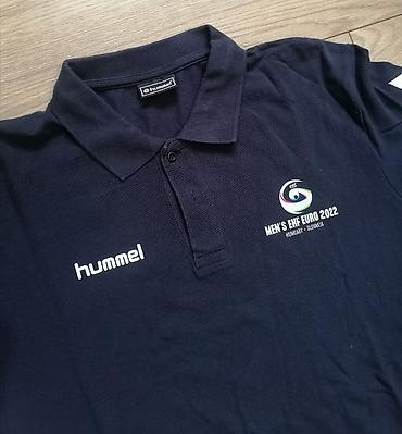 mamut duks: Hummel muška polo majica – zvanični model MEN’S EHF EURO 2022 (Hungary — 2