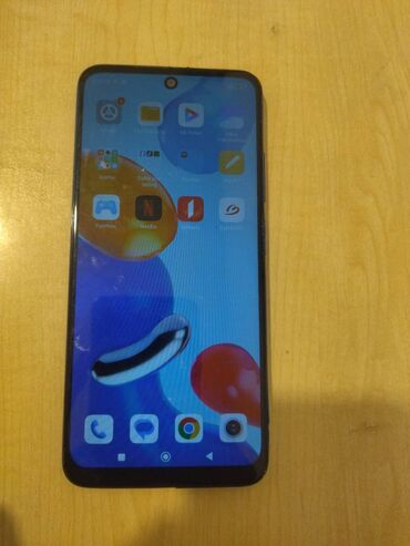 xiaomi 11: Xiaomi Redmi Note 11, 128 GB, rəng - Mavi, 
 Düyməli, Sensor, İki sim kartlı