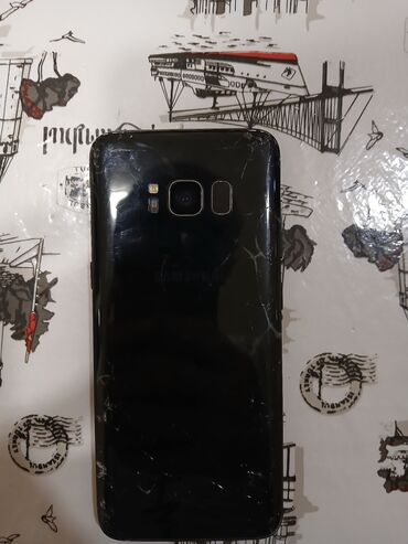 samsung not2: Samsung Galaxy S8, цвет - Черный, Битый