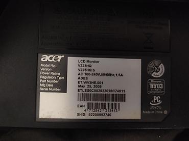 type c displayport: Acer V223HQ (ET.WV3HE.001) — 22" LCD‑монитор - Диагональ: 21.5" — 4