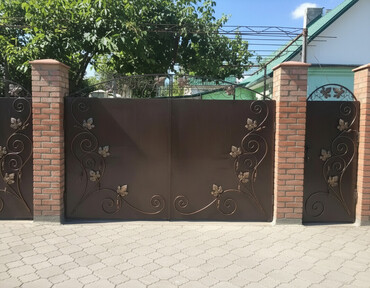 Покраска: Красим ворота — 1