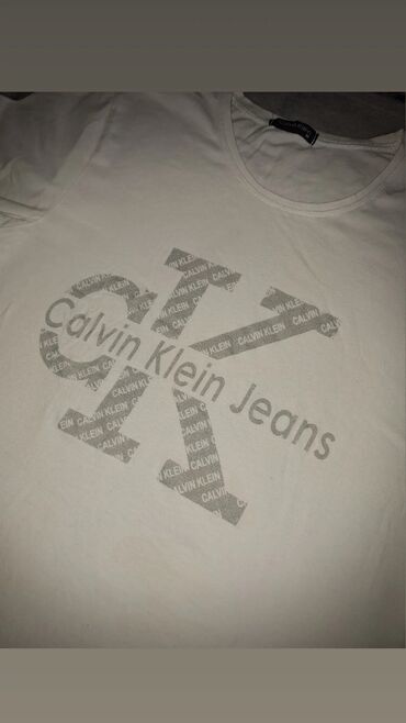 Majice kratkih rukava: Calvin Klein, S (EU 36), bоја - Bela