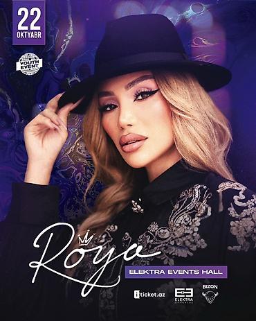 Musiqiçilər: Röya — Elektra Events Hall (22 Oktyabr) | 3 ədəd VVIP Bilet (Masa 3) — — 1
